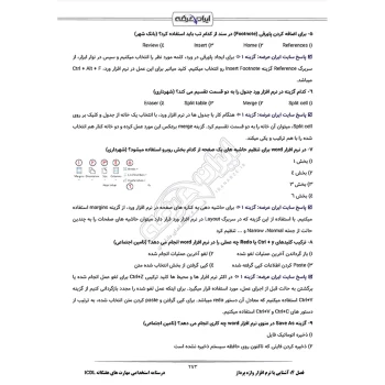 درسنامه استخدامی مهارتهای هفتگانه ICDL (فناوری اطلاعات) ایران عرضه (جزوه فنری)