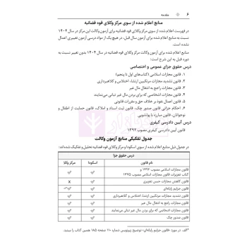کتاب قوانین عام و خاص کیفری منبع آزمون وکالت (هوشیار - دادبازار)