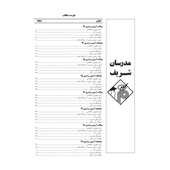 کتاب سوالات ارشد دروس مشترک مدیریت مجموعه 1 (مدرسان شریف)