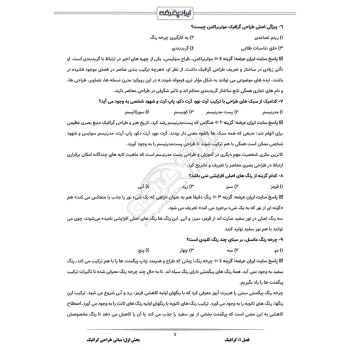 سوالات آزمون کارشناس رسمی دادگستری طراحی و گرافیک با پاسخ ایران عرضه (جزوه فنری)