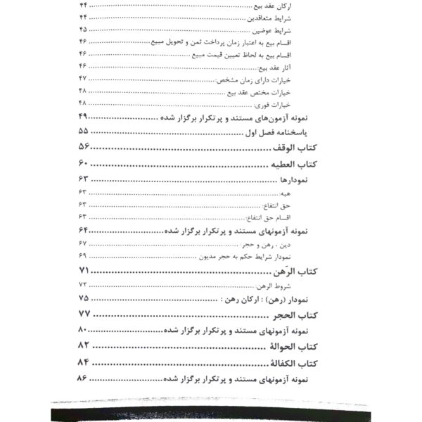 کتاب استخدامی متون فقه (مدنی) انتشارات رویای سبز اثر کرمانی